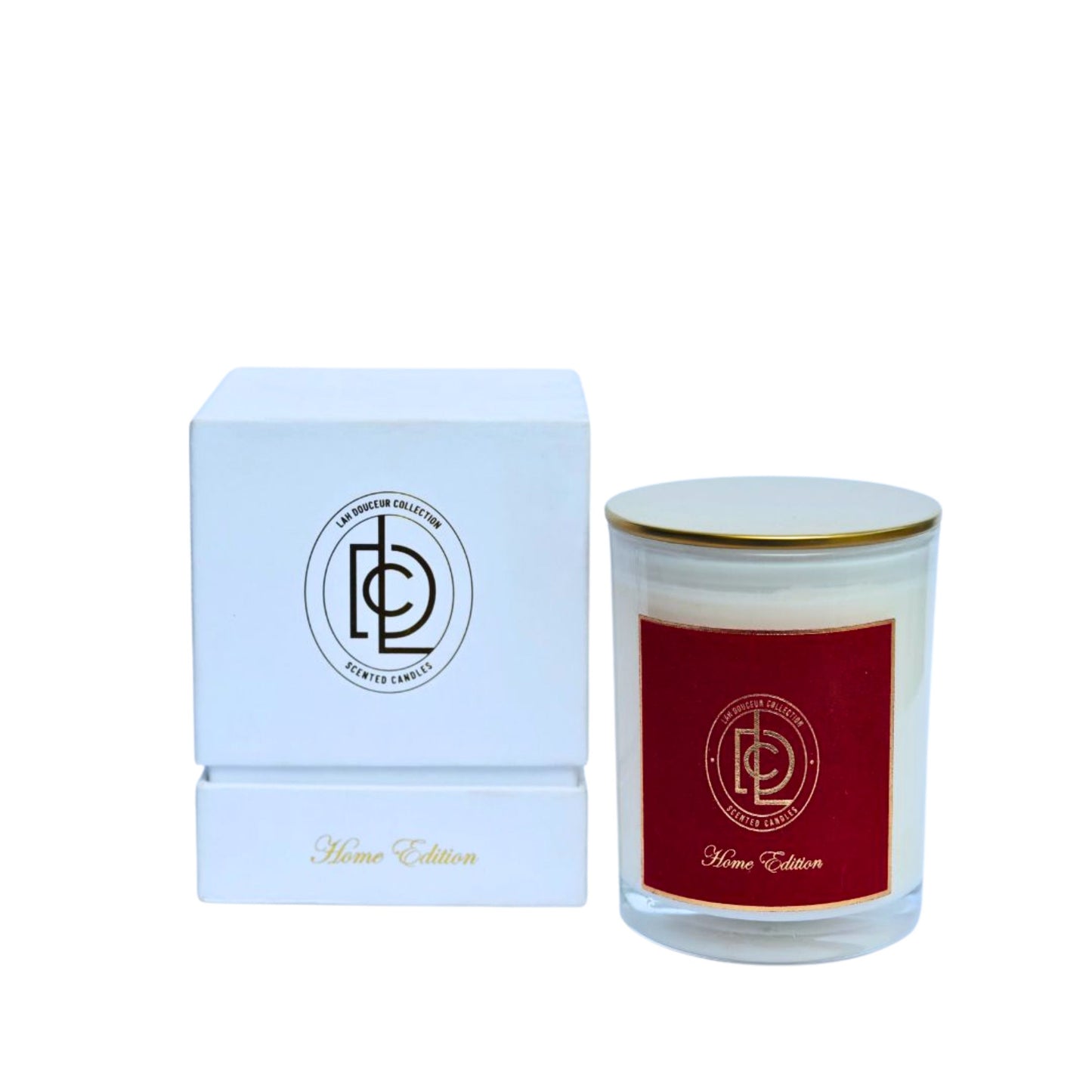 Amber Noir Scented Soy Candle – Hand-Poured in Canada | Lah Douceur