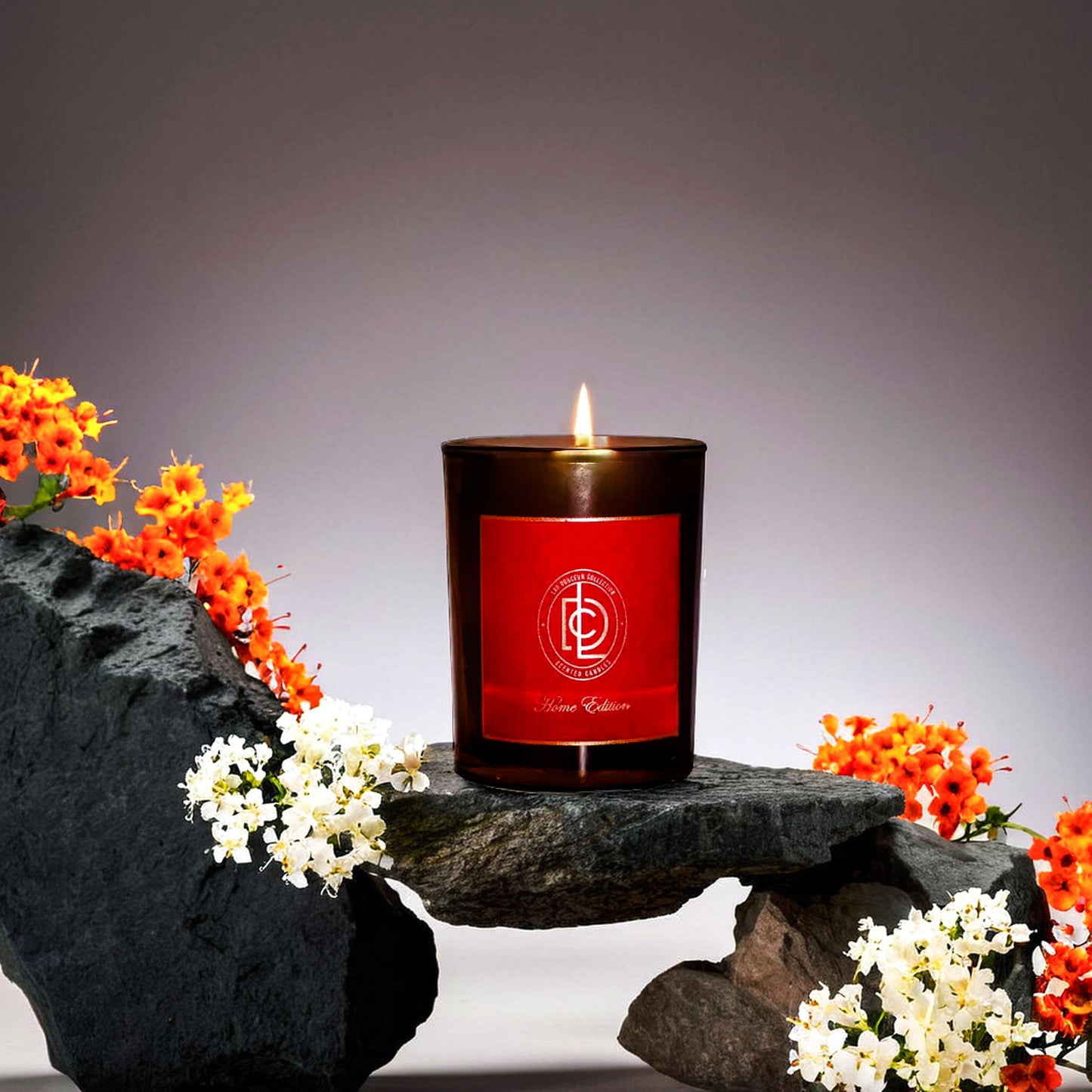 Black Rock Scented Soy Candle – Hand-Poured in Canada | Cap-Haitian | Lah Douceur