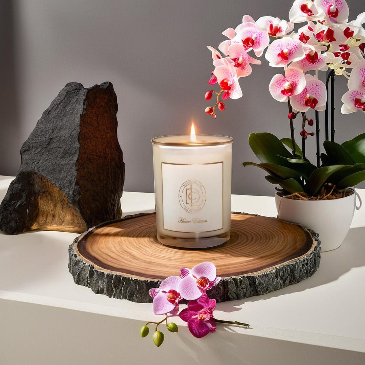 Butterfly Orchid Scented Soy Candle – Hand-Poured in Canada | Jacmel | Lah Douceur