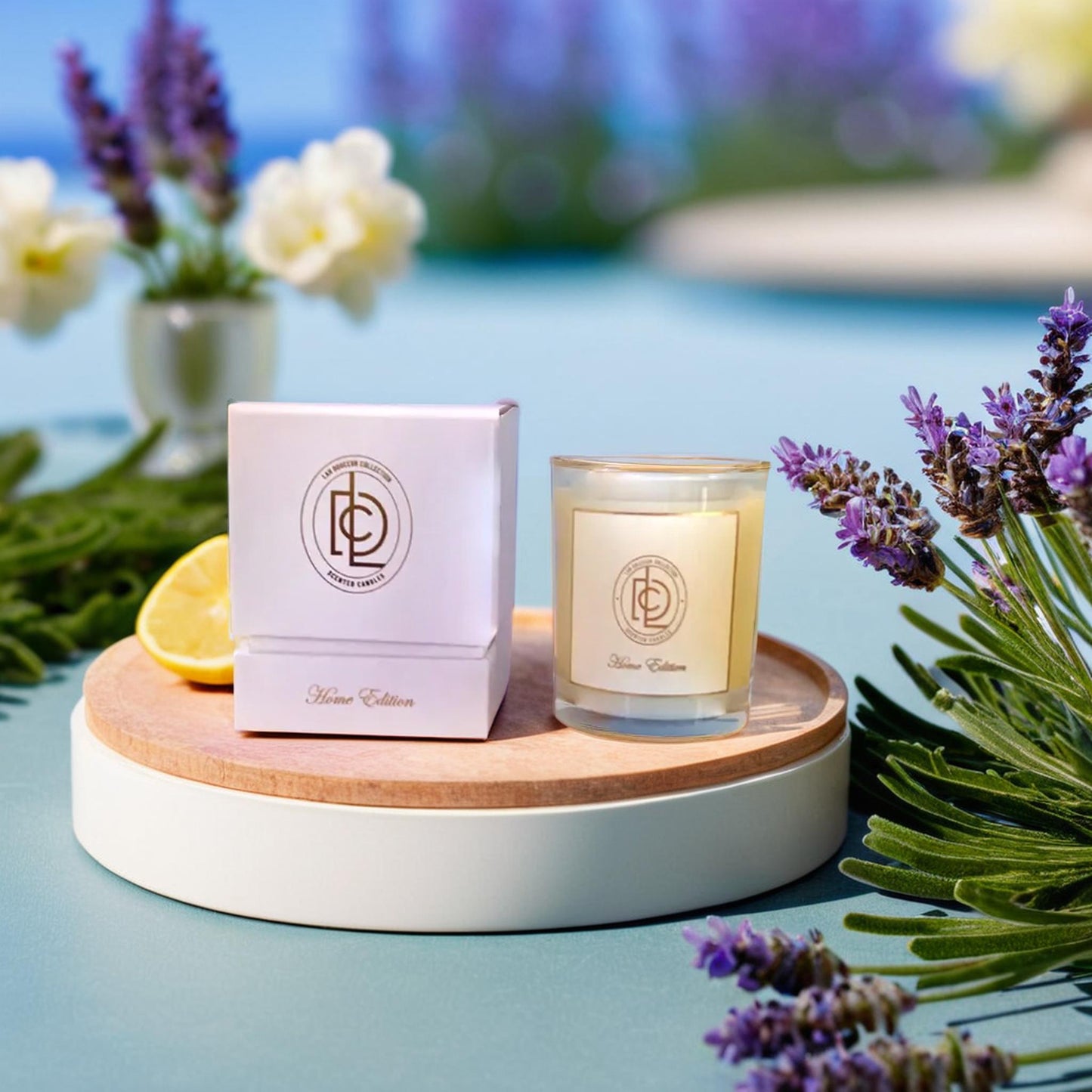 French Lavender Scented Soy Candle – Hand-Poured in Canada | Port Salut | Lah Douceur