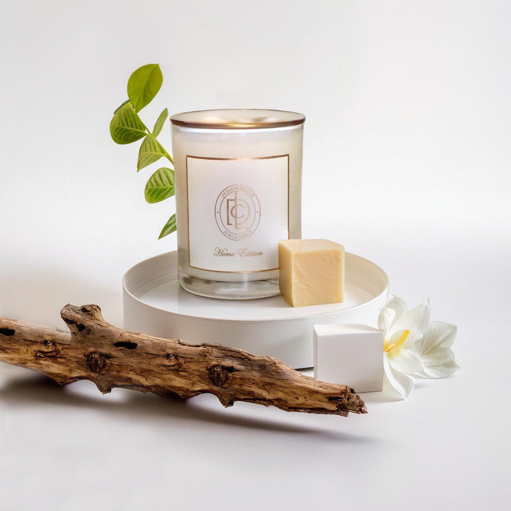 Warm Vanilla Sugar Scented Soy Candle – Hand-Poured in Canada | Lake Péligre | Lah Douceur